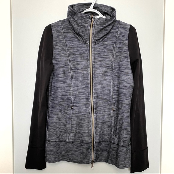 Lululemon zip up black/grey size 6 vintage - Picture 1 of 4